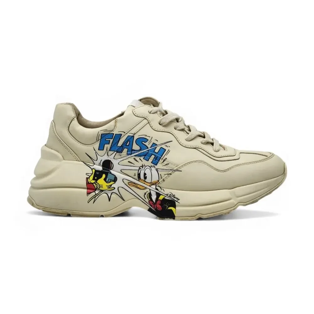 Gucci x Disney Rhyton Donald Duck Flash Women's Sneakers EU 39 US 9 - preowned - Picture 2 of 13